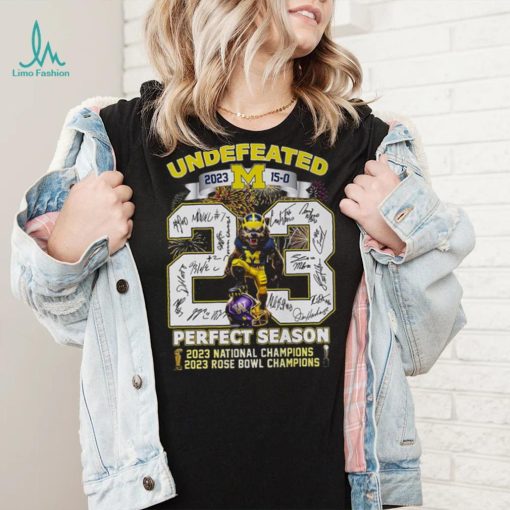 Michigan Wolverines Undefeated 2023 Perfect Season T Shirt