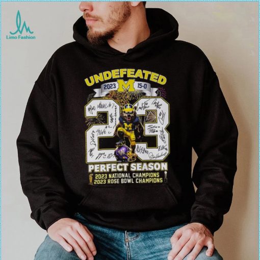 Michigan Wolverines Undefeated 2023 Perfect Season T Shirt