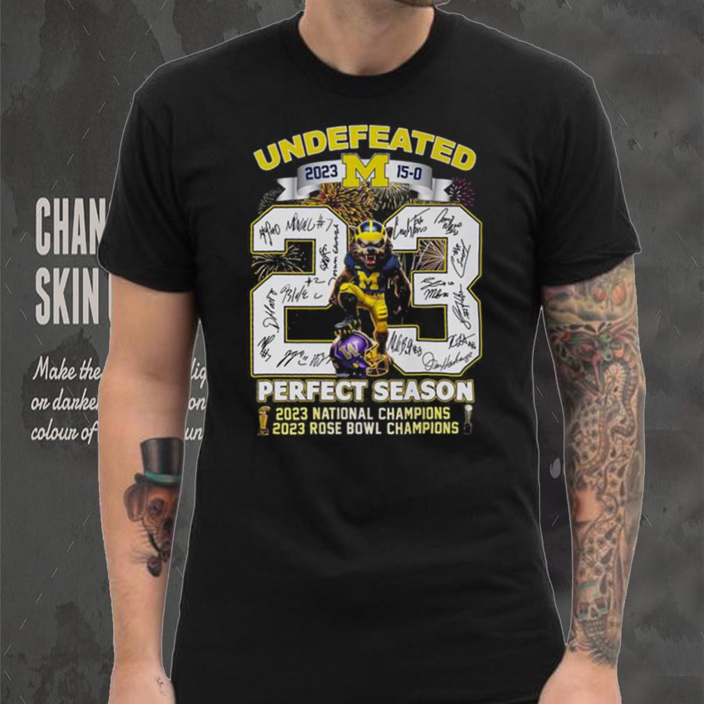 Michigan Wolverines Undefeated 2023 Perfect Season T Shirt Michigan Wolverines Undefeated 2023 Perfect Season T Shirt