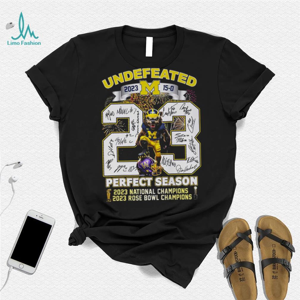 Michigan Wolverines Undefeated 2023 Perfect Season T Shirt Michigan Wolverines Undefeated 2023 Perfect Season T Shirt