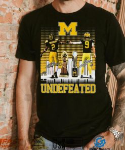 Michigan Wolverines Undefeated Charles Woodson And Jj Mccarthy Signatures Shirt