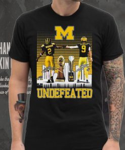 Michigan Wolverines Undefeated Charles Woodson And Jj Mccarthy Signatures Shirt