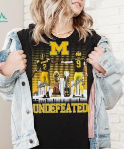 Michigan Wolverines Undefeated Charles Woodson And Jj Mccarthy Signatures Shirt