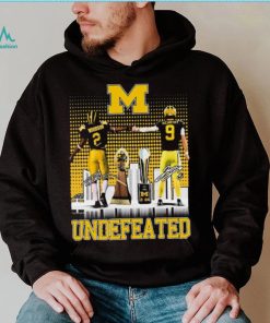Michigan Wolverines Undefeated Charles Woodson And Jj Mccarthy Signatures Shirt