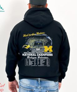Michigan Wolverines Undefeated College Football Playoff 2023 National Champions T Shirt