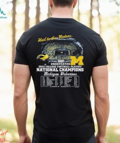 Michigan Wolverines Undefeated College Football Playoff 2023 National Champions T Shirt