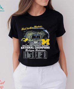 Michigan Wolverines Undefeated College Football Playoff 2023 National Champions T Shirt