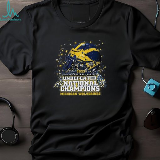 Michigan Wolverines   Undefeated National Champion 2023 Charcoal T Shirt