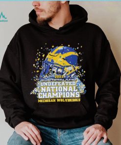 Michigan Wolverines Undefeated National Champion 2023 Helmet T shirt