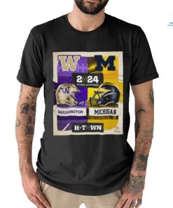 Michigan Wolverines Vs Washington Huskies College Football Playoff 2024 National Championship Matchup Shirt
