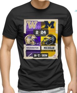 Michigan Wolverines Vs Washington Huskies College Football Playoff 2024 National Championship Matchup Shirt