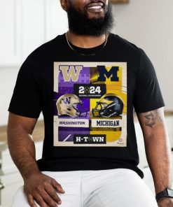 Michigan Wolverines Vs Washington Huskies College Football Playoff 2024 National Championship Matchup Shirt