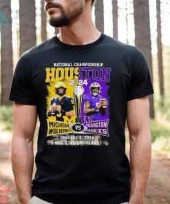 Michigan Wolverines Vs Washington Huskies National Championship Houston 2024 Shirt