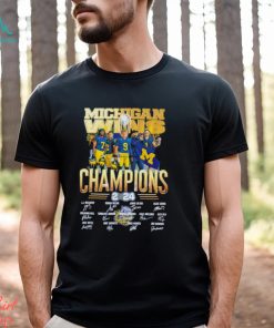 Michigan Wolverines Winner Champions 2024 Signatures shirt