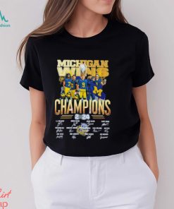 Michigan Wolverines Winner Champions 2024 Signatures shirt