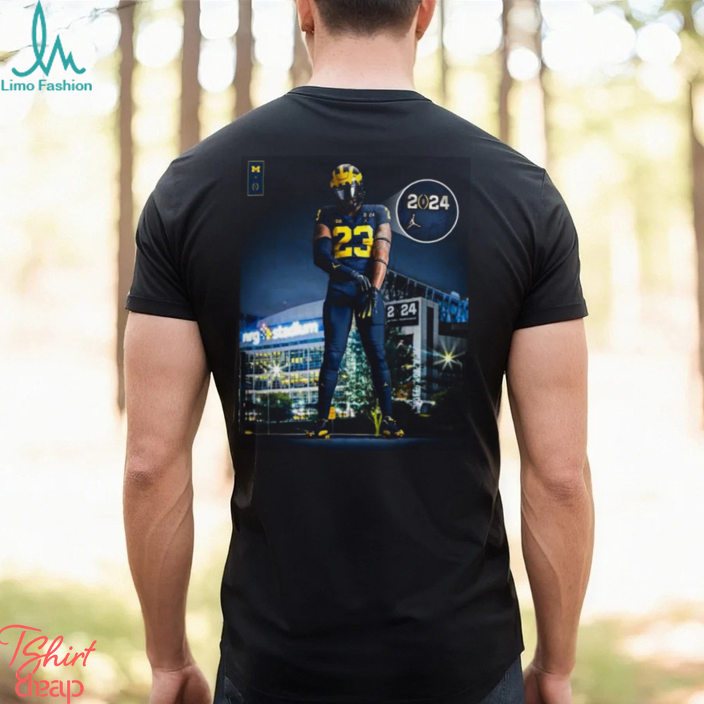 Michigan Wolverines With Uniform In CFP National Championship 2024 Shirt Michigan Wolverines With Uniform In CFP National Championship 2024 Shirt