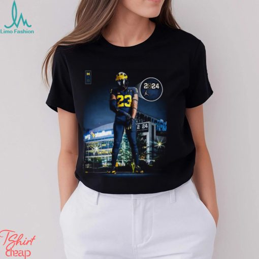 Michigan Wolverines With Uniform In CFP National Championship 2024 Shirt