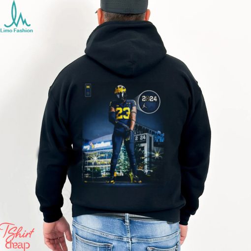 Michigan Wolverines With Uniform In CFP National Championship 2024 Shirt