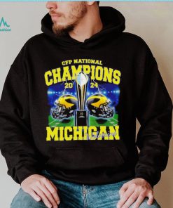 Michigan Wolverines football CFP National Champions 2024 helmets shirt