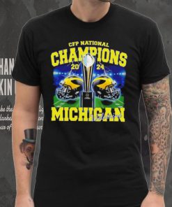 Michigan Wolverines football CFP National Champions 2024 helmets shirt