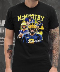 Michigan Wolverines football J.J. McCarthy player pose portrait 2024 shirt, hoodie, sweater, long sleeve and tank top Michigan Wolverines football J.J. McCarthy player pose portrait 2024 shirt