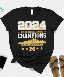 Michigan Wolverines football NFL 2024 Rose Bowl Game Champions shirt