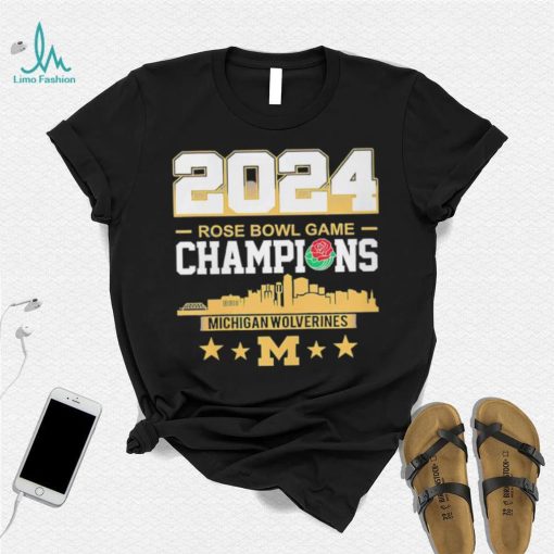 Michigan Wolverines football NFL 2024 Rose Bowl Game Champions shirt