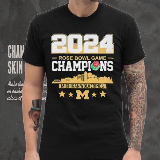 Michigan Wolverines football NFL 2024 Rose Bowl Game Champions shirt
