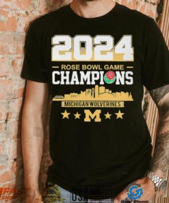 Michigan Wolverines football NFL 2024 Rose Bowl Game Champions shirt
