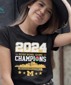 Michigan Wolverines football NFL 2024 Rose Bowl Game Champions shirt