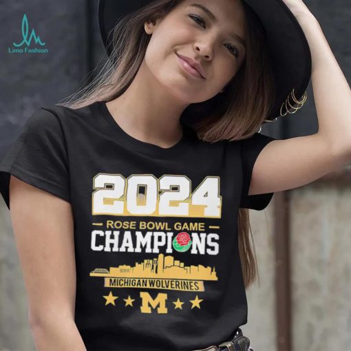 Michigan Wolverines football NFL 2024 Rose Bowl Game Champions shirt