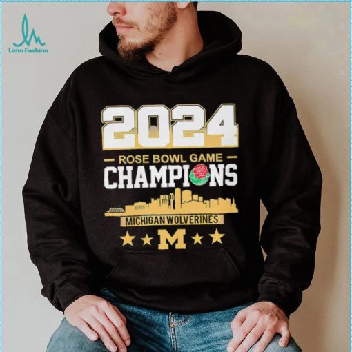 Michigan Wolverines football NFL 2024 Rose Bowl Game Champions shirt