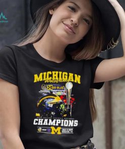 Michigan Wolverines go blue 2024 CFP Champions shirt, hoodie, sweater, long sleeve and tank top Michigan Wolverines go blue 2024 CFP Champions shirt