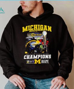 Michigan Wolverines go blue 2024 CFP Champions shirt, hoodie, sweater, long sleeve and tank top Michigan Wolverines go blue 2024 CFP Champions shirt