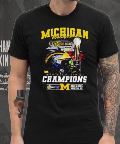 Michigan Wolverines go blue 2024 CFP Champions shirt, hoodie, sweater, long sleeve and tank top Michigan Wolverines go blue 2024 CFP Champions shirt
