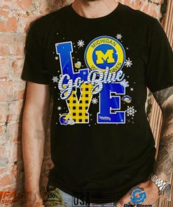 Michigan Wolverines love go blue shirt