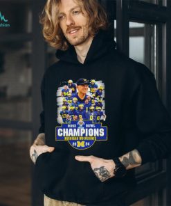 Michigan Wolverines team rose bowl champions 2024 shirt