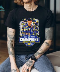 Michigan Wolverines team rose bowl champions 2024 shirt