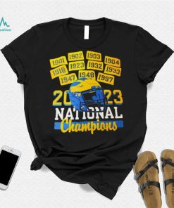 Michigan Wolverines twelve time national champions helmet shirt