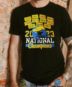 Michigan Wolverines twelve time national champions helmet shirt