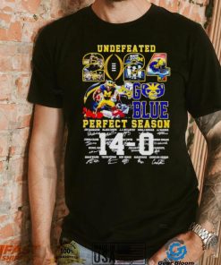 Michigan Wolverines undefeated 2024 go Blue perfect season signatures shirt