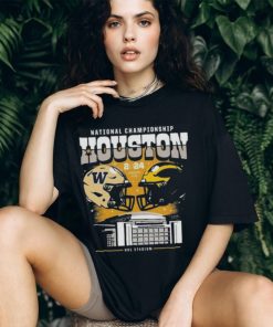 Michigan Wolverines vs Washington Huskies College Football Playoff 2024 National Championship Game Head To Head Stadium Shirts