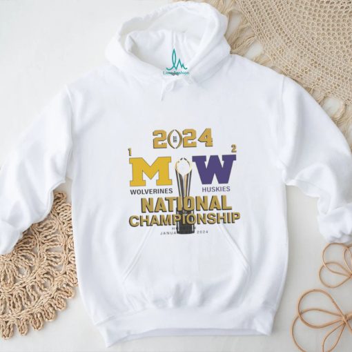 Michigan Wolverines vs Washington Huskies National Championship Houston 2024 shirt