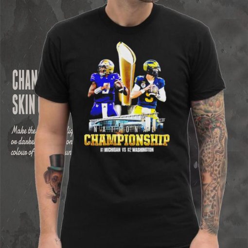 Michigan Wolverines vs Washington Huskies national championship january 8 big10 college football shirt