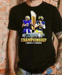 Michigan Wolverines vs Washington Huskies national championship january 8 big10 college football shirt