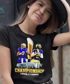 Michigan Wolverines vs Washington Huskies national championship january 8 big10 college football shirt