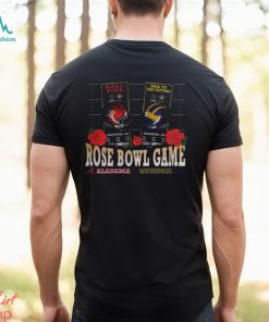 Michigan Wolverines vs. Alabama Crimson Tide Fanatics Branded College Football Playoff 2024 Rose Bowl Matchup Unmatched Excellence T Shirt