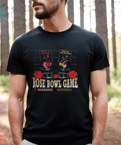 Michigan Wolverines vs. Alabama Crimson Tide Fanatics Branded College Football Playoff 2024 Rose Bowl Matchup Unmatched Excellence T Shirt