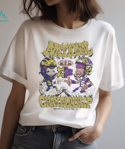 Michigan vs Washington caricature cartoon 2024 shirt
