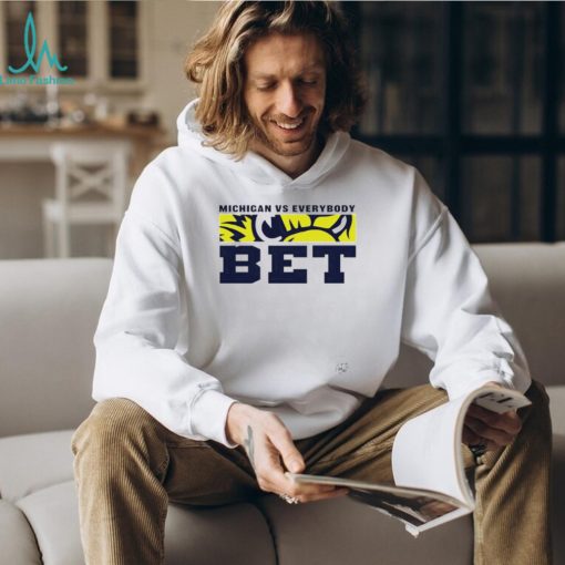 Michigan vs everybody Shirt BET Michigan Wolverines mascot shirt